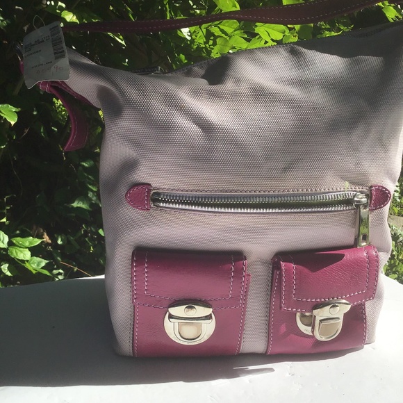 Marc Jacobs canvas and leather shoulder Bag